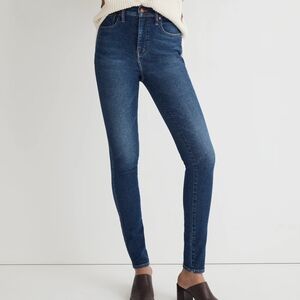Blue Skinny High-Waisted Jeans